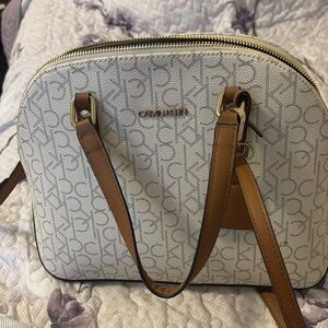 Calvin Klein cream purse